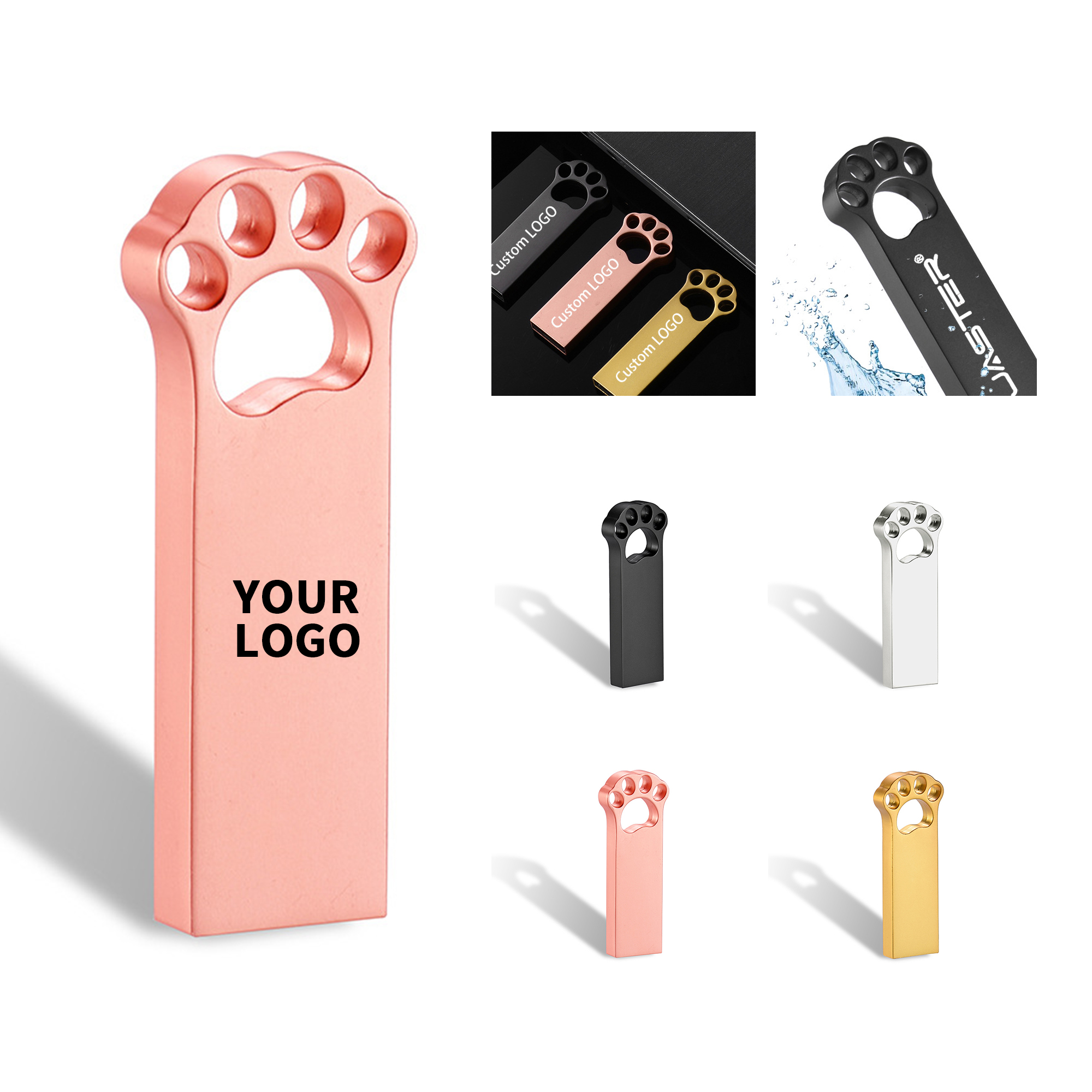 USB Flash Drive 2GB Compact Design 1.7" 1