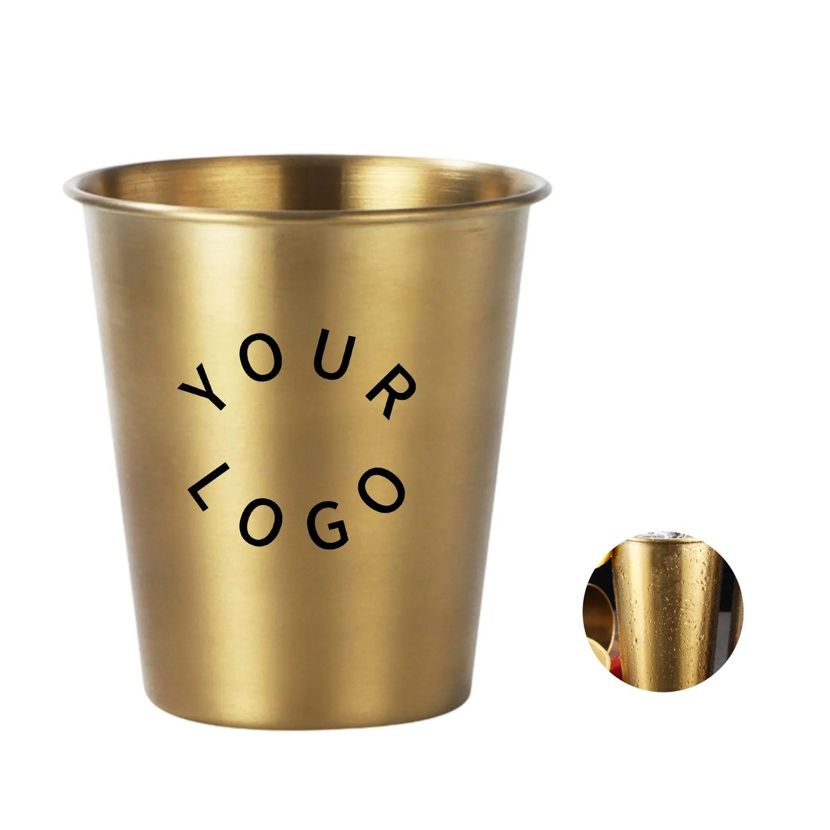 Stainless Steel Drinking Cup for Bars or Restaurants 1