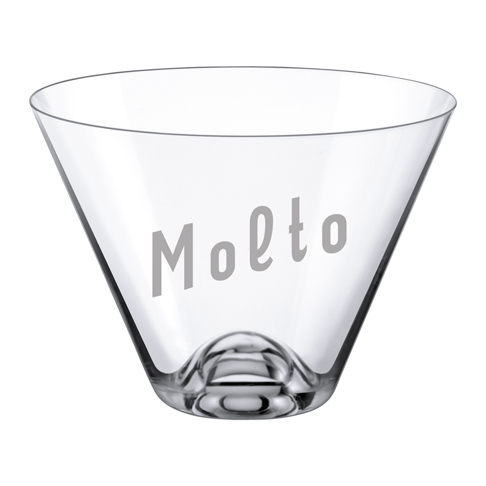 12oz. Drink Master Stemless Martini Glass 3