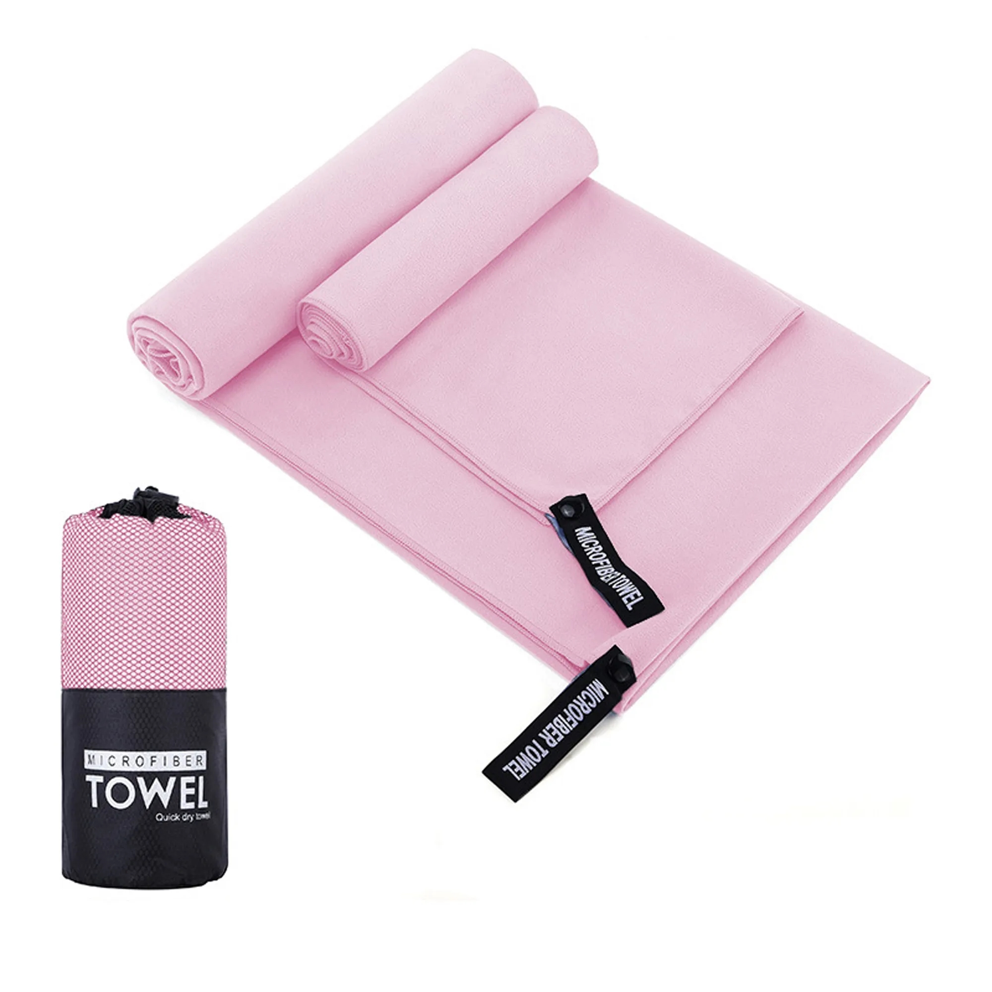 Quick Dry Sand Free Microfiber Towel with Travel Pouch 10