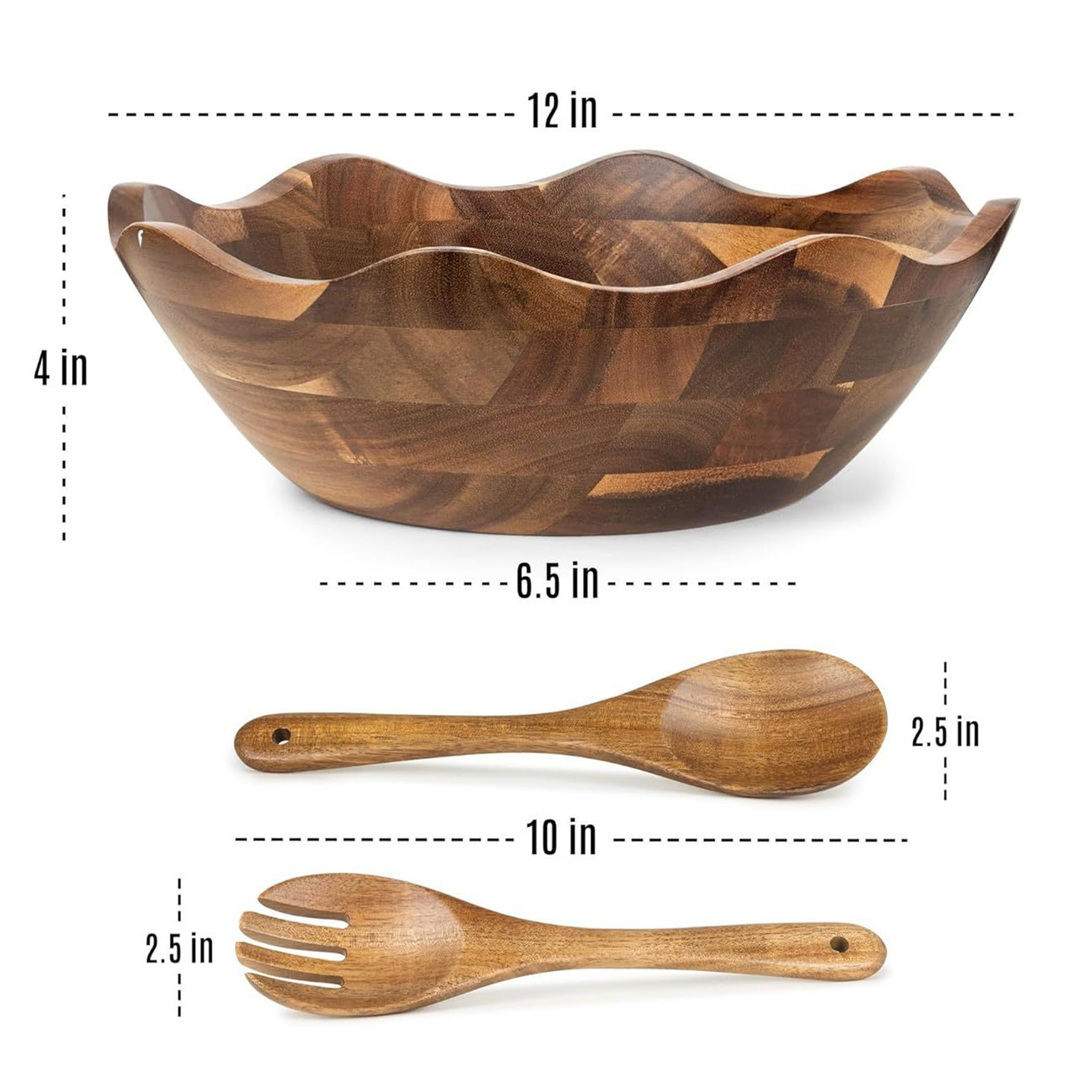 Wooden Salad Bowl 5