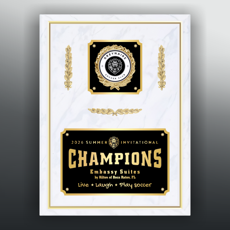 Gold Edge Plaques 2