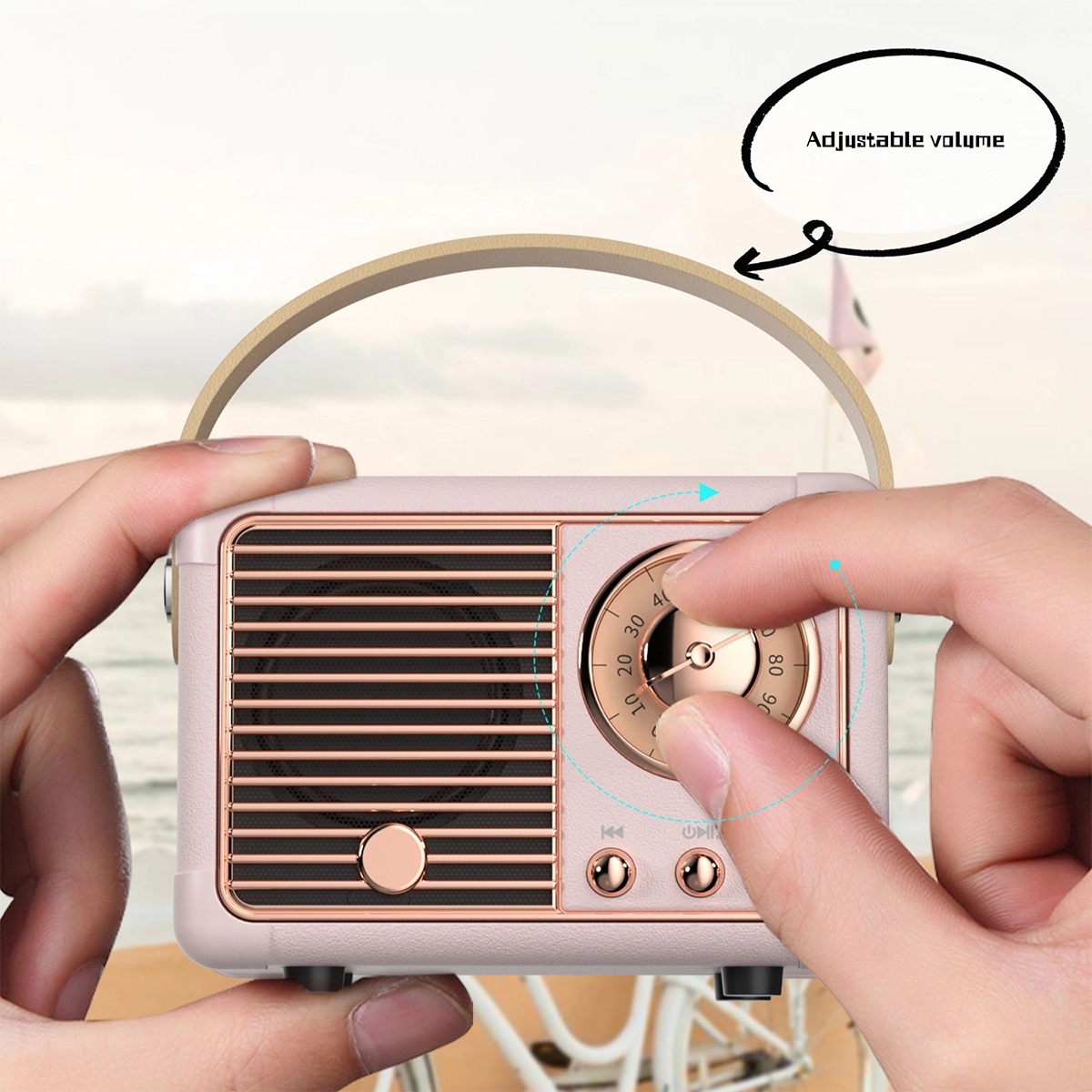 Retro Mini Portable Wireless Bluetooth Speaker 3