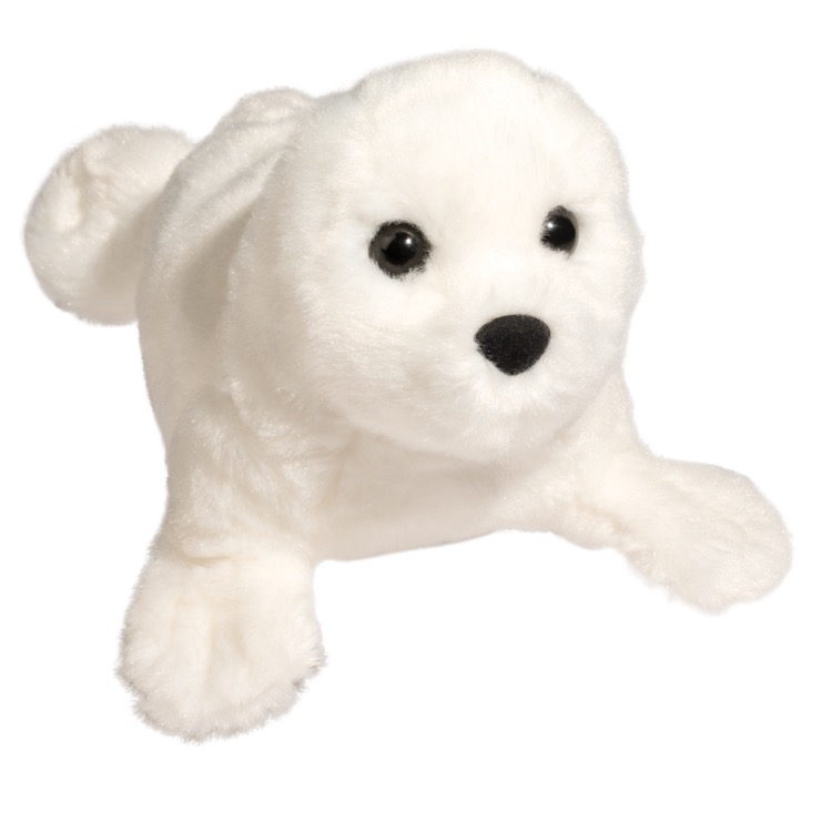 Sprinkles White Seal Stuffed Animal 2