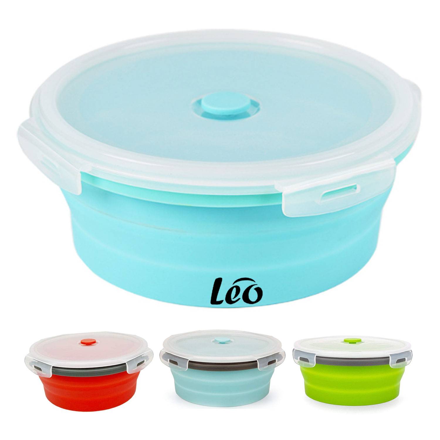 High temperature resistant food grade silicone lunch box 8