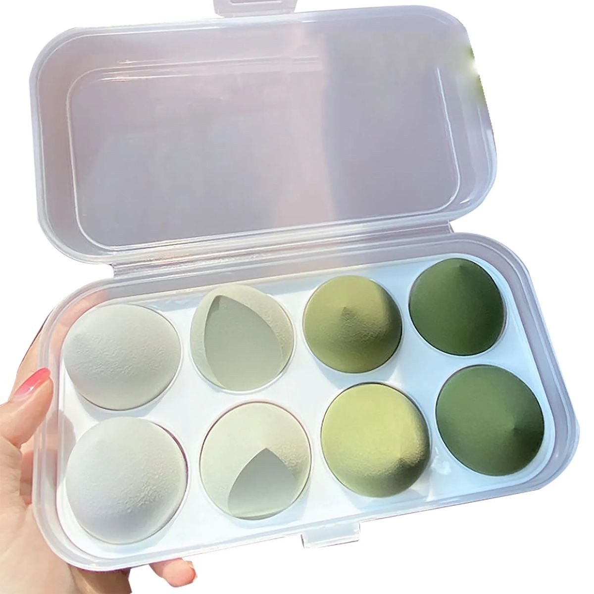 Non-Latex Makeup Sponge Set 4.73" x 3.15" for Foundation and Contouring 6