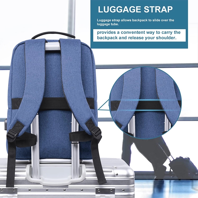 Business Travel Laptops Backpacks with USB Charging Port 5
