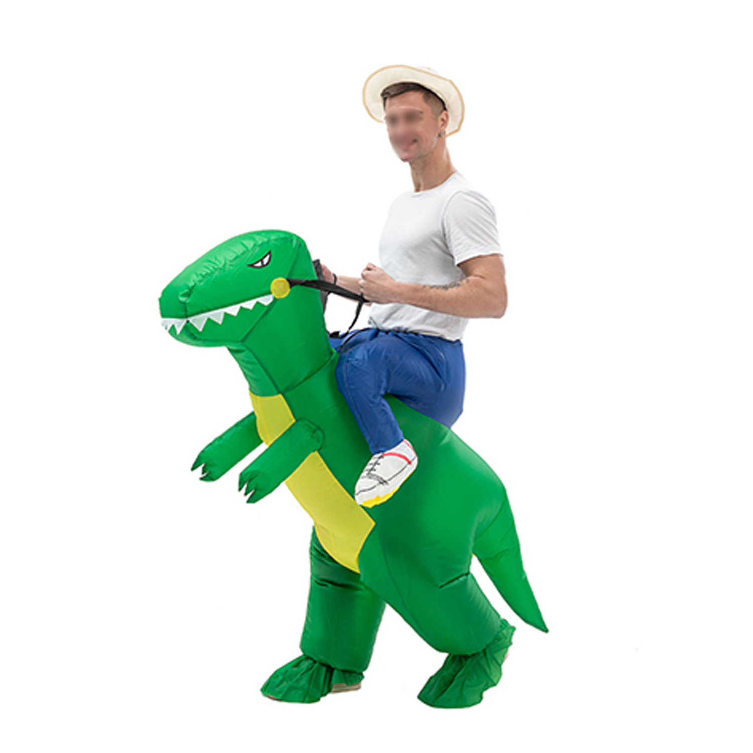 Halloween Kid's Riding Dinosaur Inflatable Costume 3