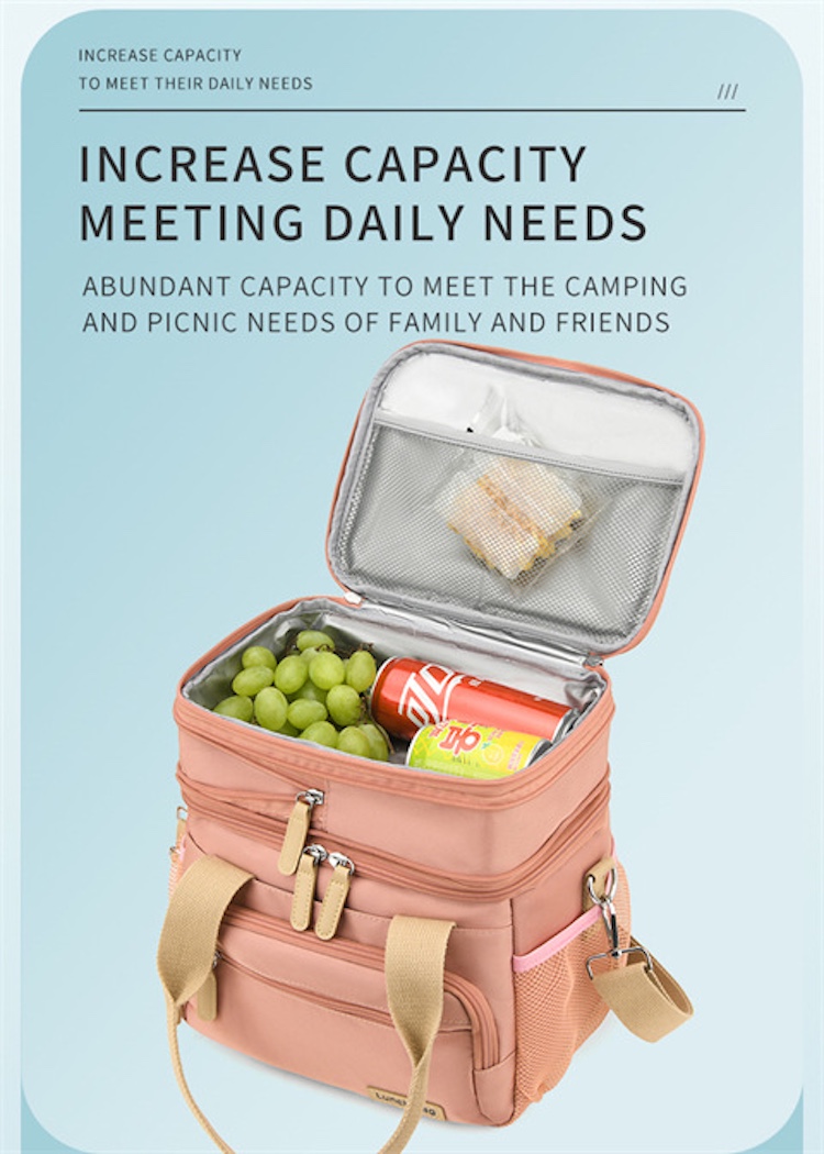 Large Dual Compartment Lunch Box 6