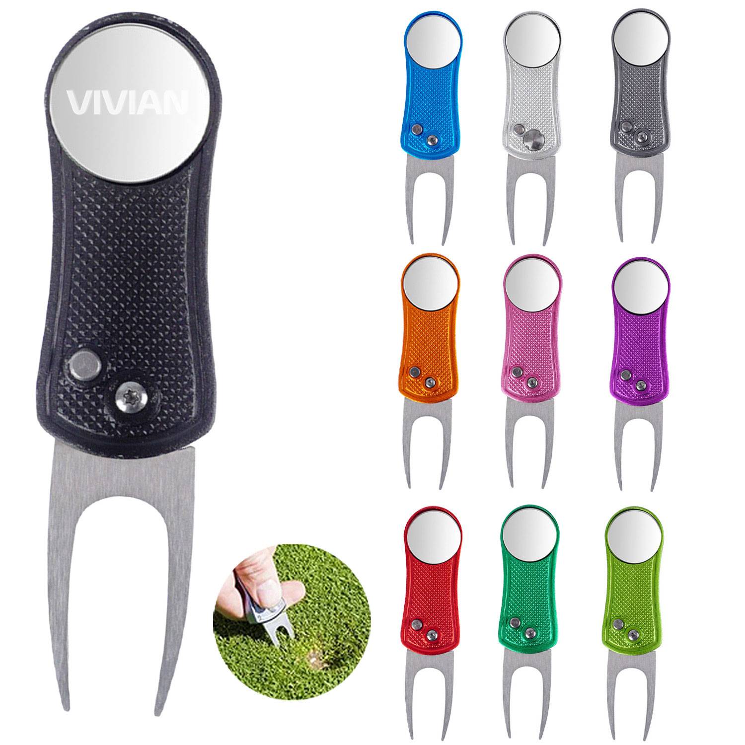 Foldable Golf Divot Repair Tool 2