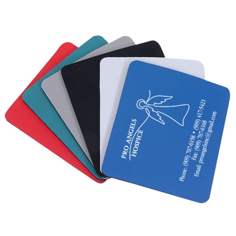 Soft Surface Mouse Pad w/ Rubber Base (9-1/8"x7-3/4"x1/4") 1