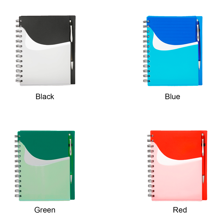 Spiral Notebooks with Front Pocket 8