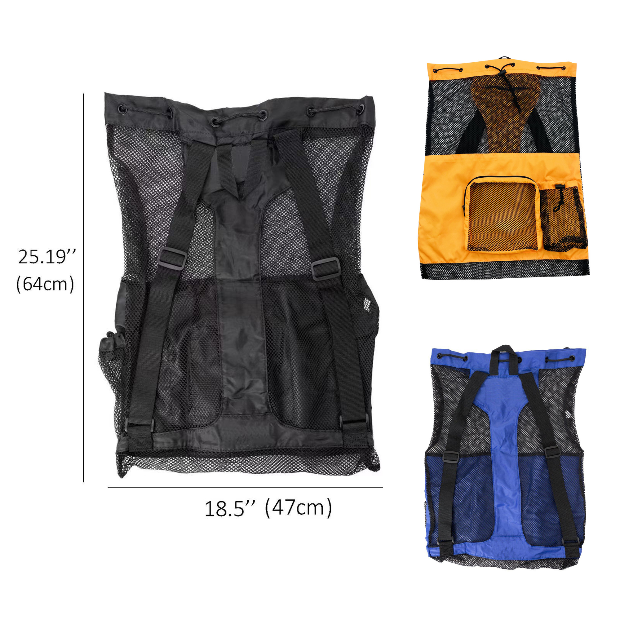 40-Liter Capacity Big Mesh Backpack 3