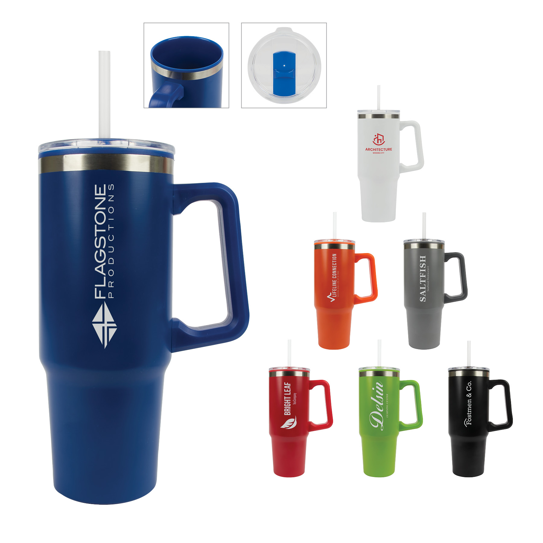 Zane 30 oz. Steel/PP Liner Travel Mug 12