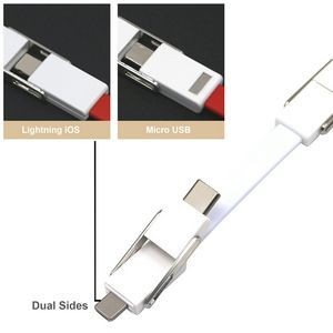2 In 1 Charging Cable With Lightning And Micro USB 13
