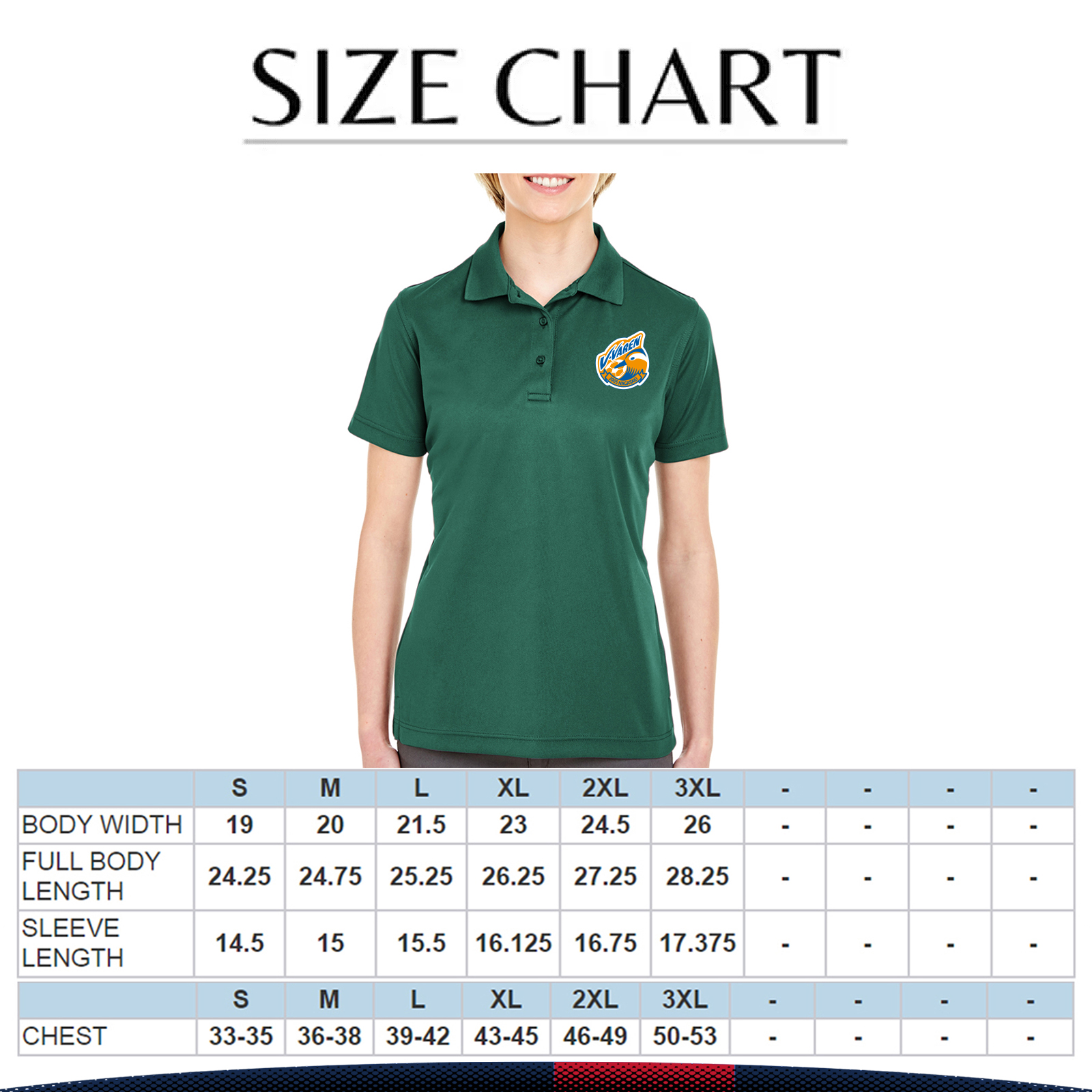 Ultra Club® 4.4oz Ladies' Sports Polo Shirts 4