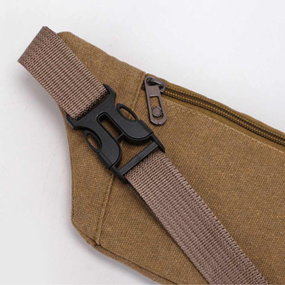 Canvas sports fanny pack waist bag chest bag 3