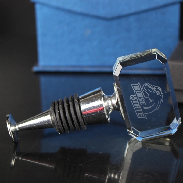 Personalized Crystal Wine Stopper 2