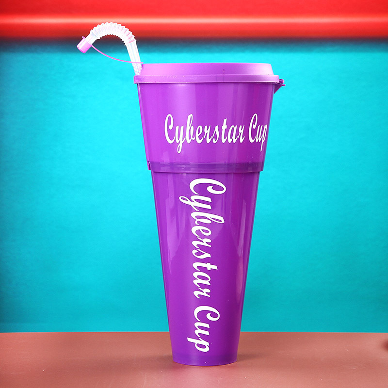 PP Double Layer Coke Cup with Popcorn Cup 4