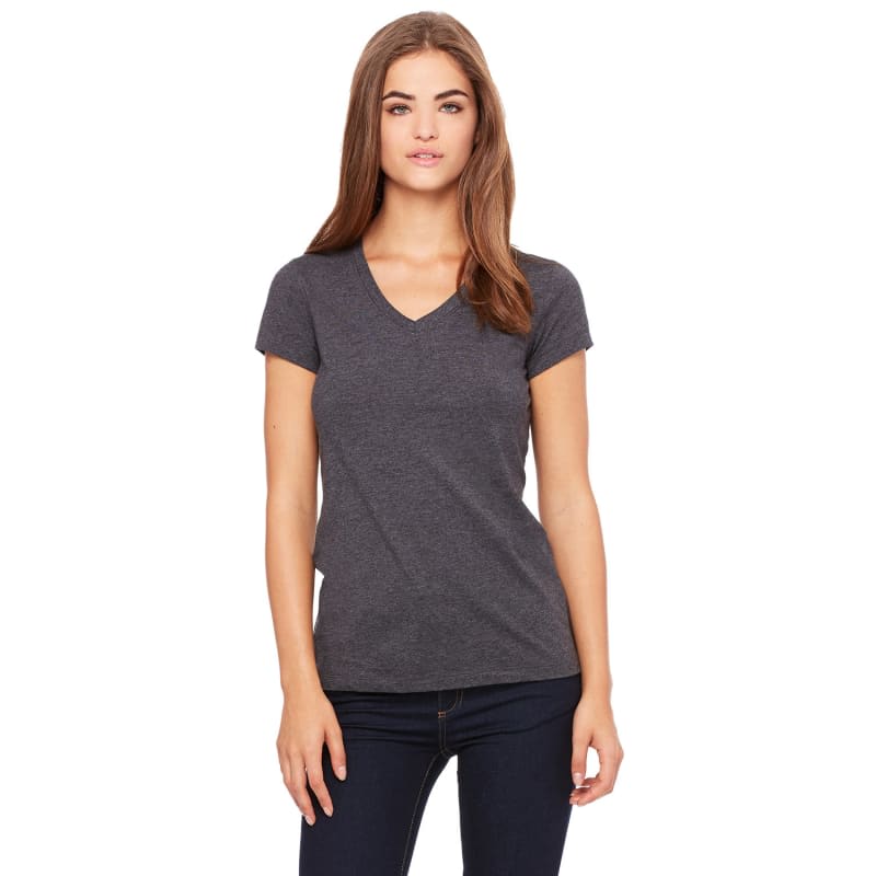 Bella Ladies Jersey Short-Sleeve V-Neck T-Shirt 8