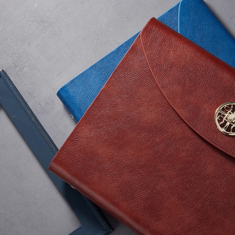 PU Leather A5 Business Travel Journal Binder Notebook 8