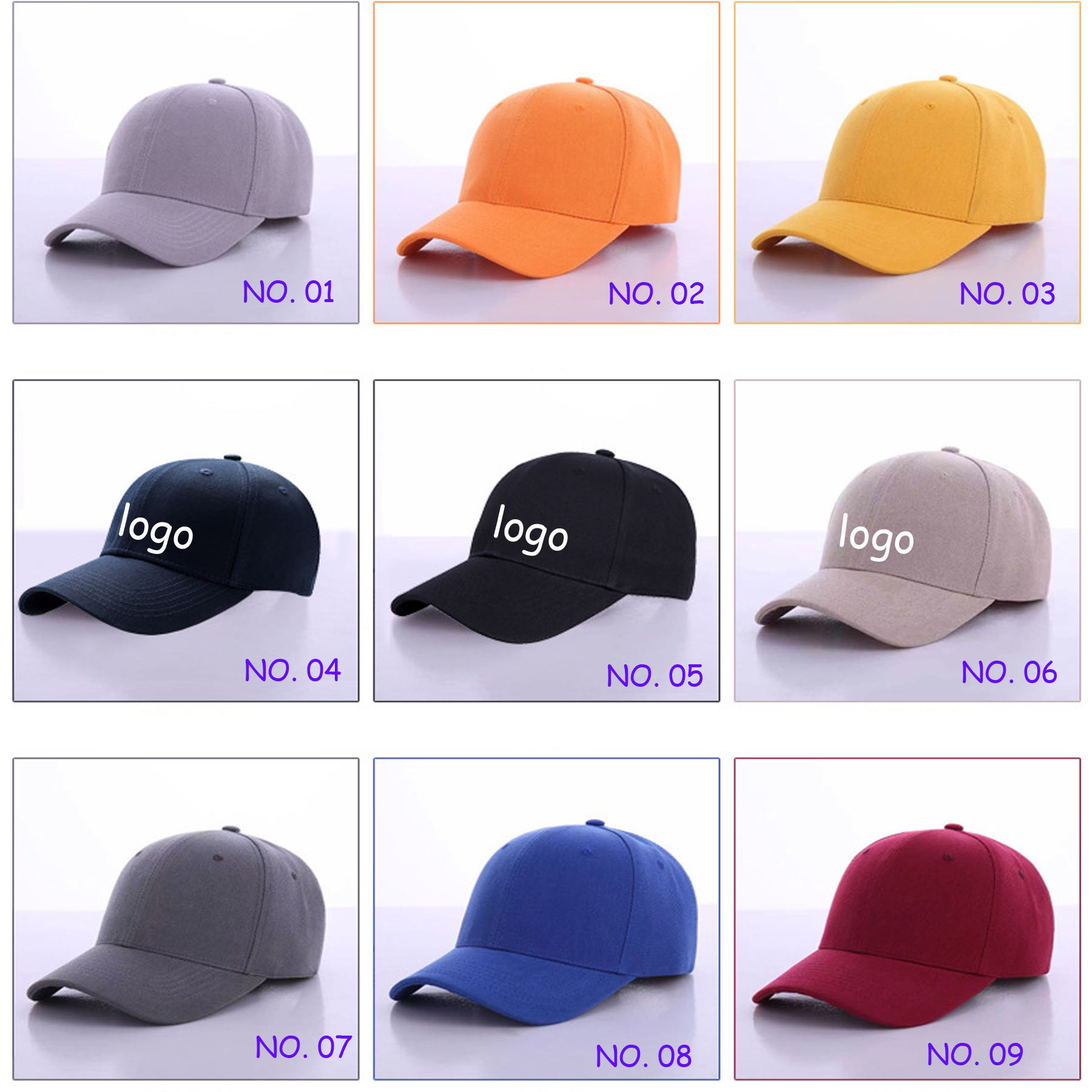 6 Panel Poly Twill Baseball Cap 1