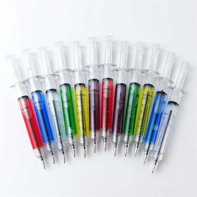 Syringe Shaped Novelty Pen for Healthcare 2