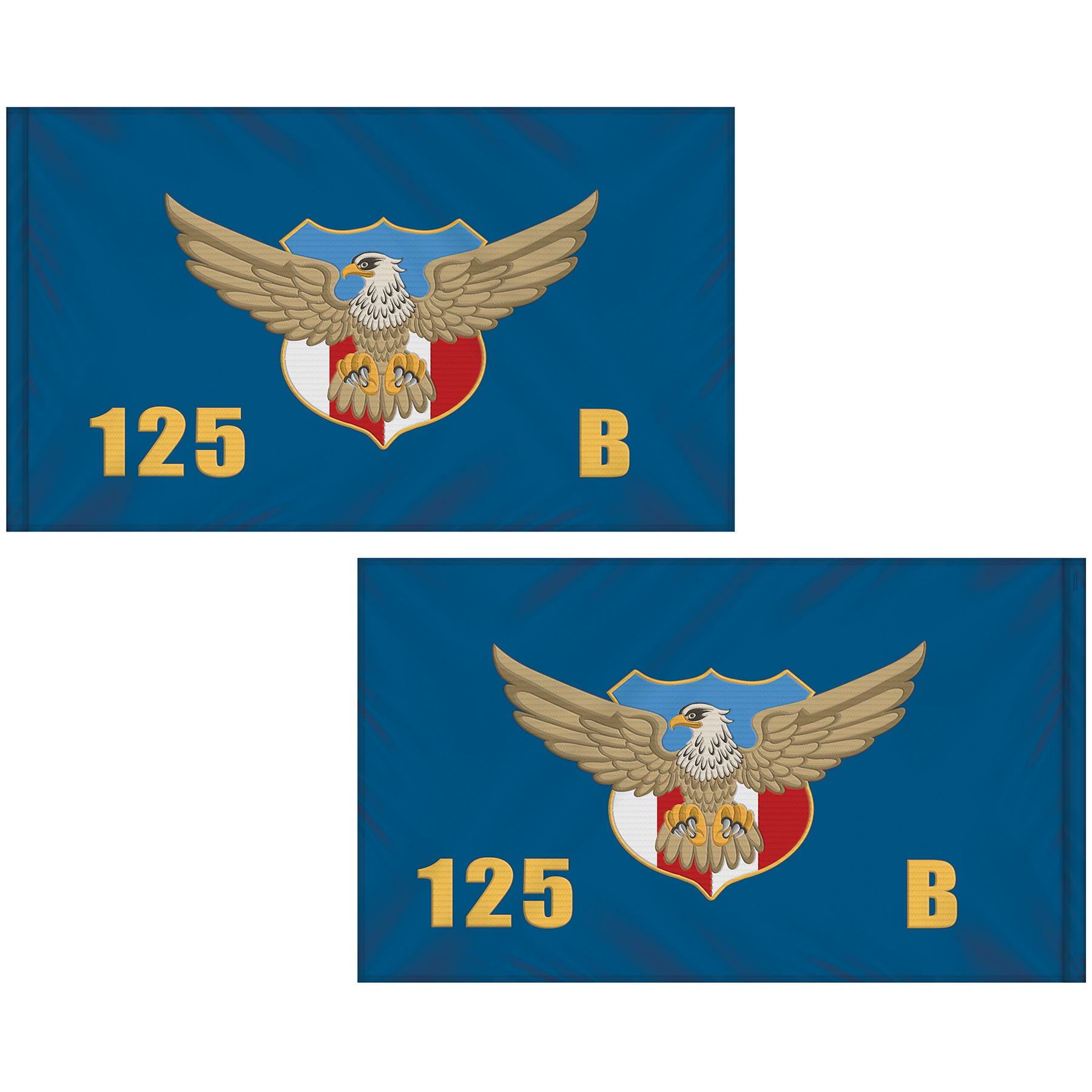 3' x 5' Double Sided Embroidered Flag with Pole Sleeve 7