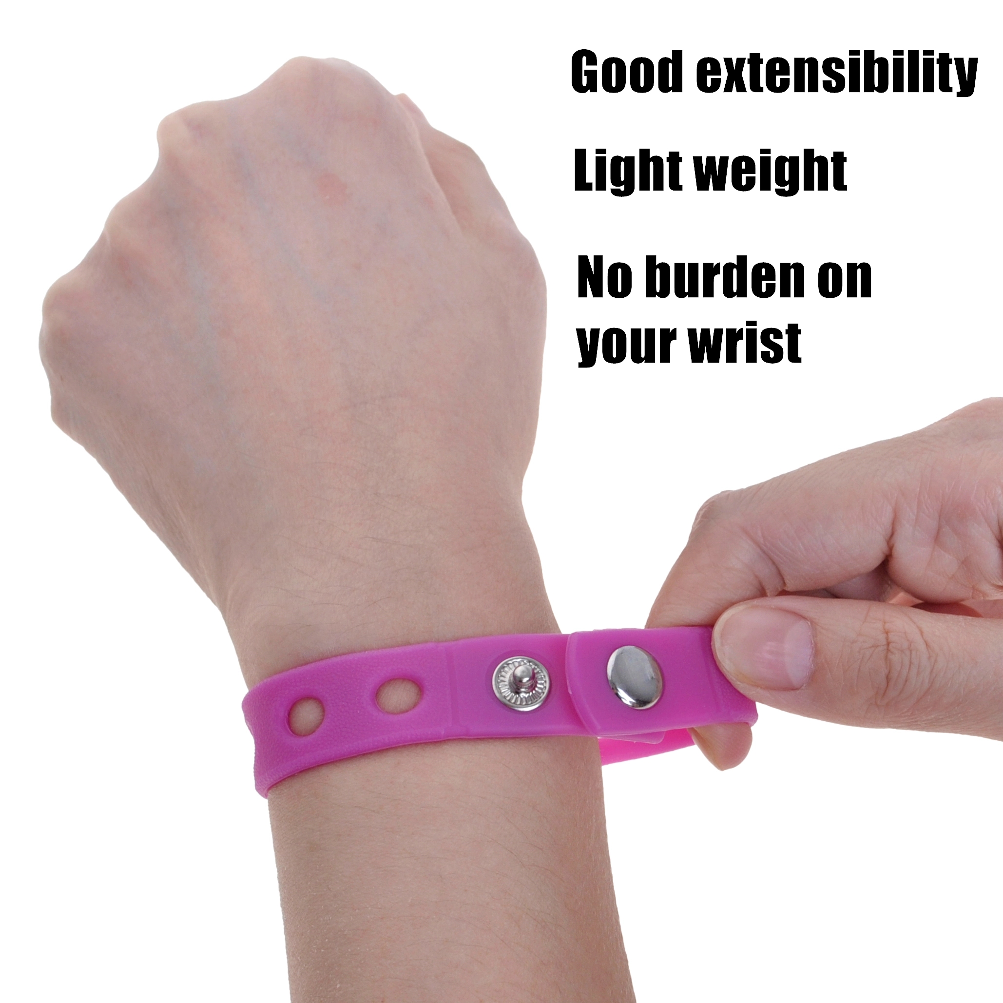 Adult Rubber Charm Wristbands 6