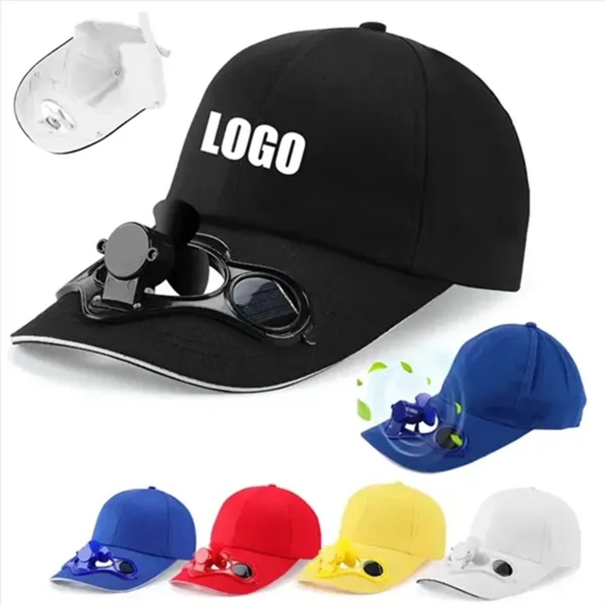 Hat with Solar Fan 2