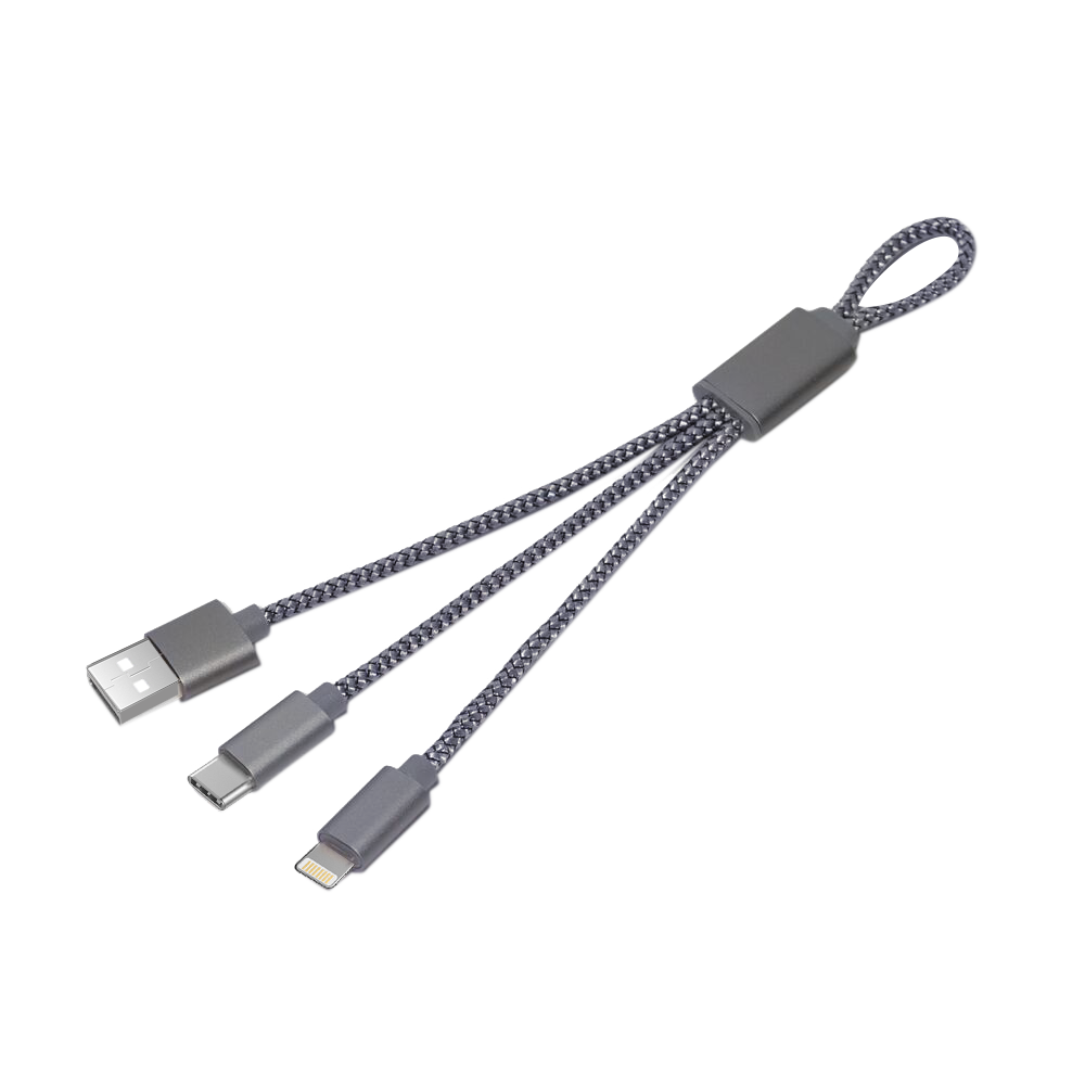 Harbor Charging Cables with Type C, IOS and Micro USB 24