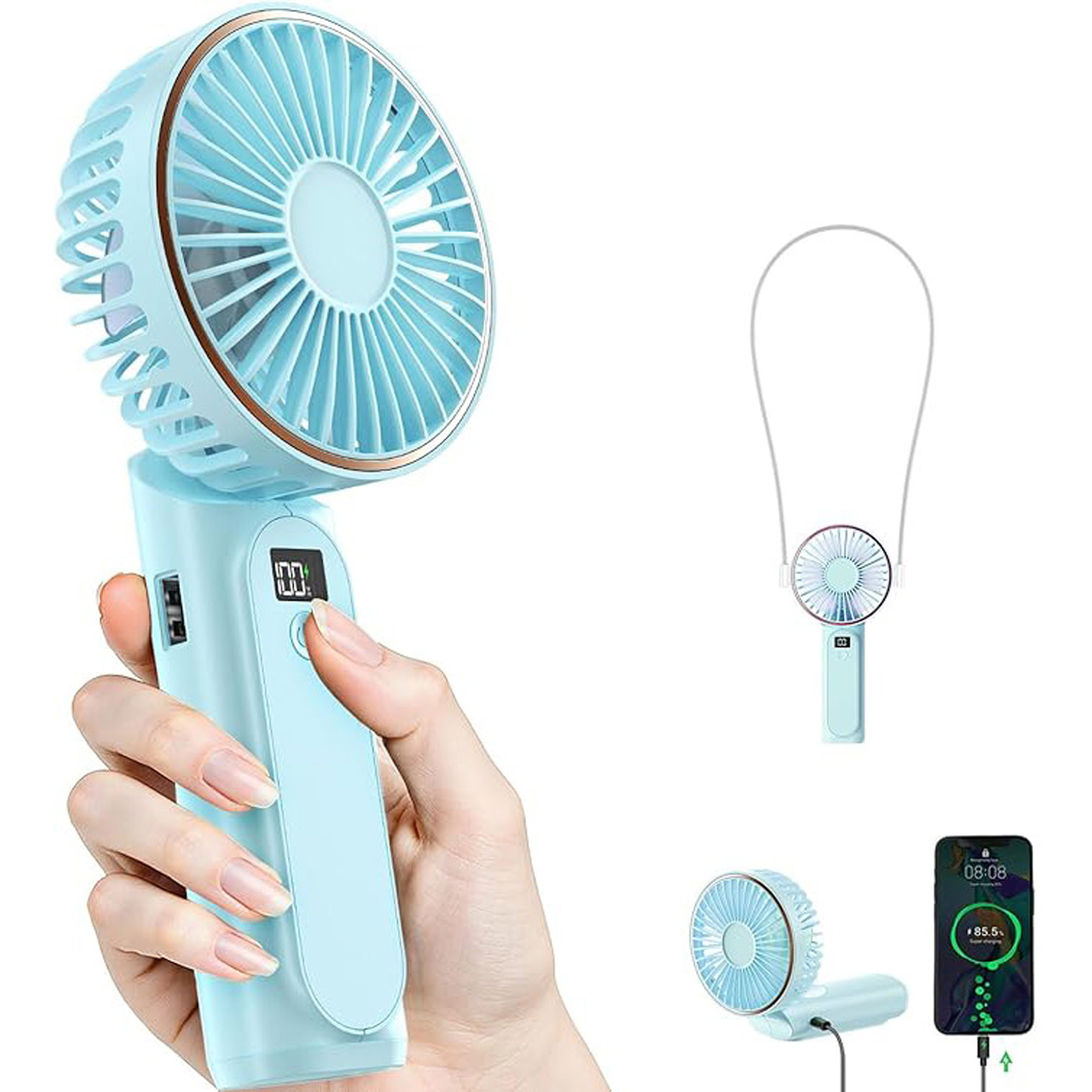 Portable Handheld Foldable Fan 4