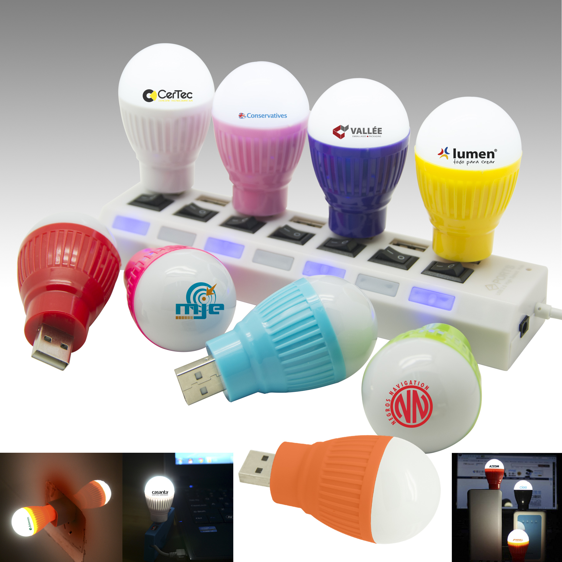 Light Bulb USB LED Light 4