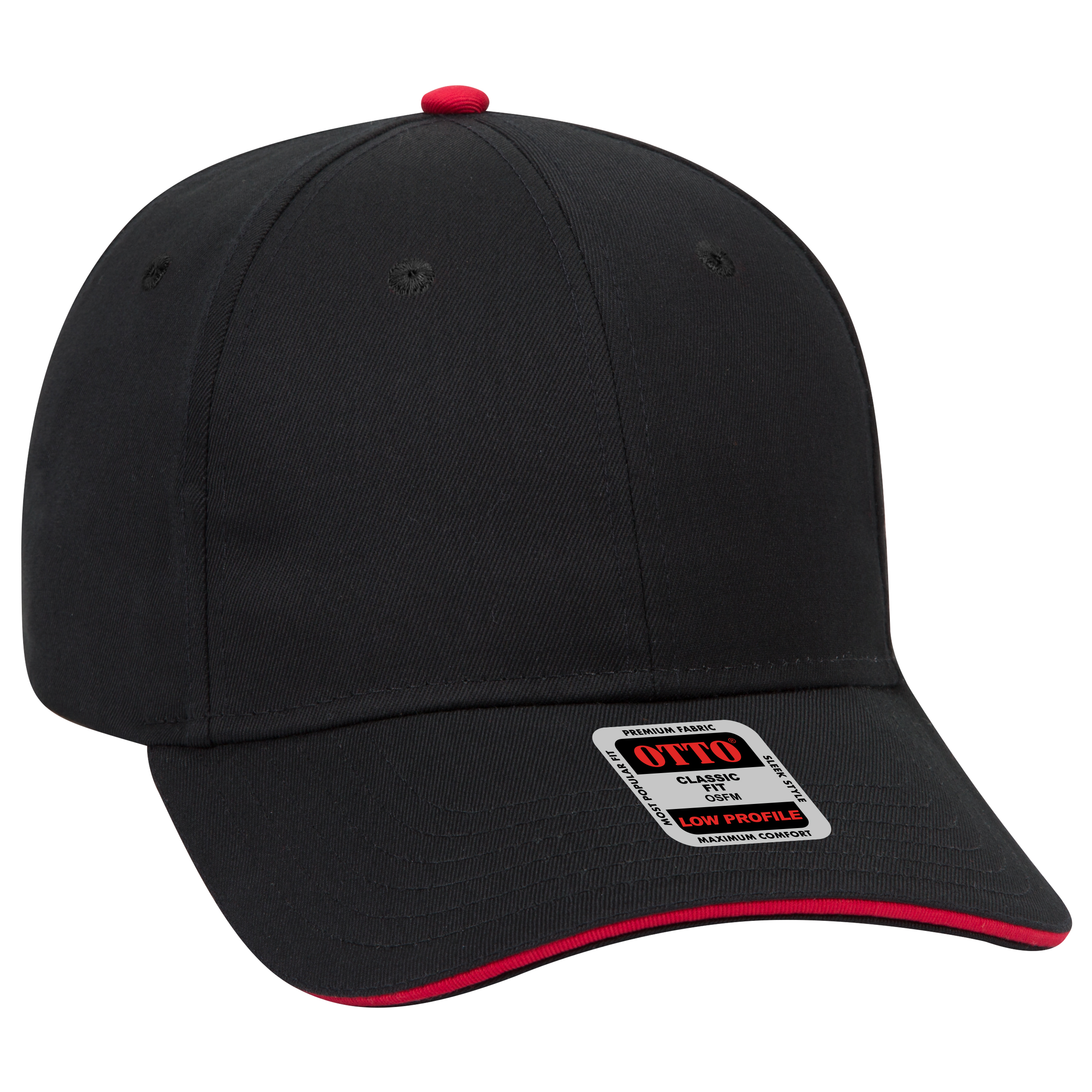 OTTO CAP 6 Panel Low Profile Baseball Cap