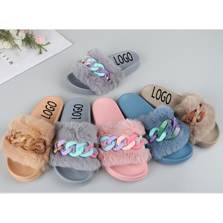 Women's Faux Fur Slippers/Slide 2