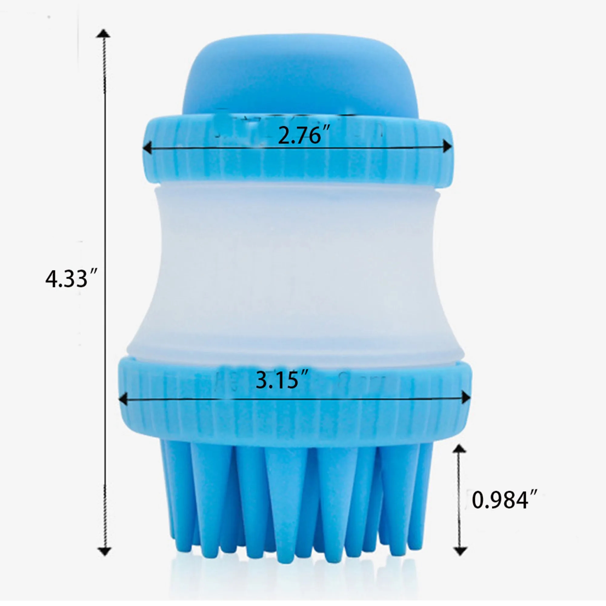 Cat Brush Soft Rubber Pins 3