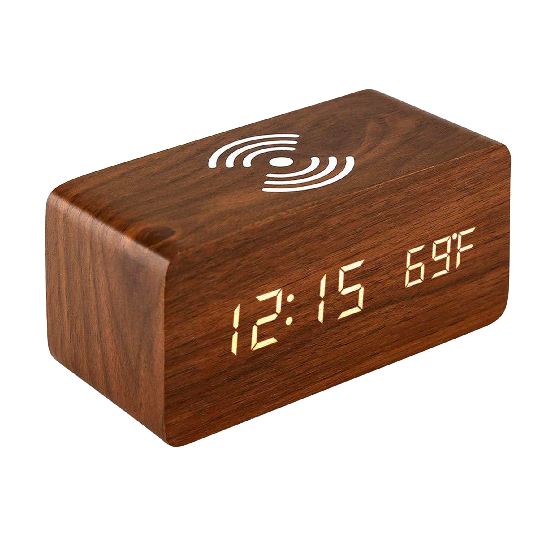 Wooden LED Digital Alarm Clock 1