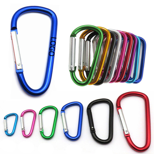D-shape Aluminum Carabiner (15/16" W x 1 7/8" H) 1