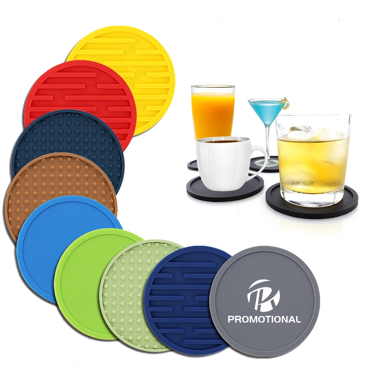 Silicone Drinking Coasters  for Tabletop Protection 4