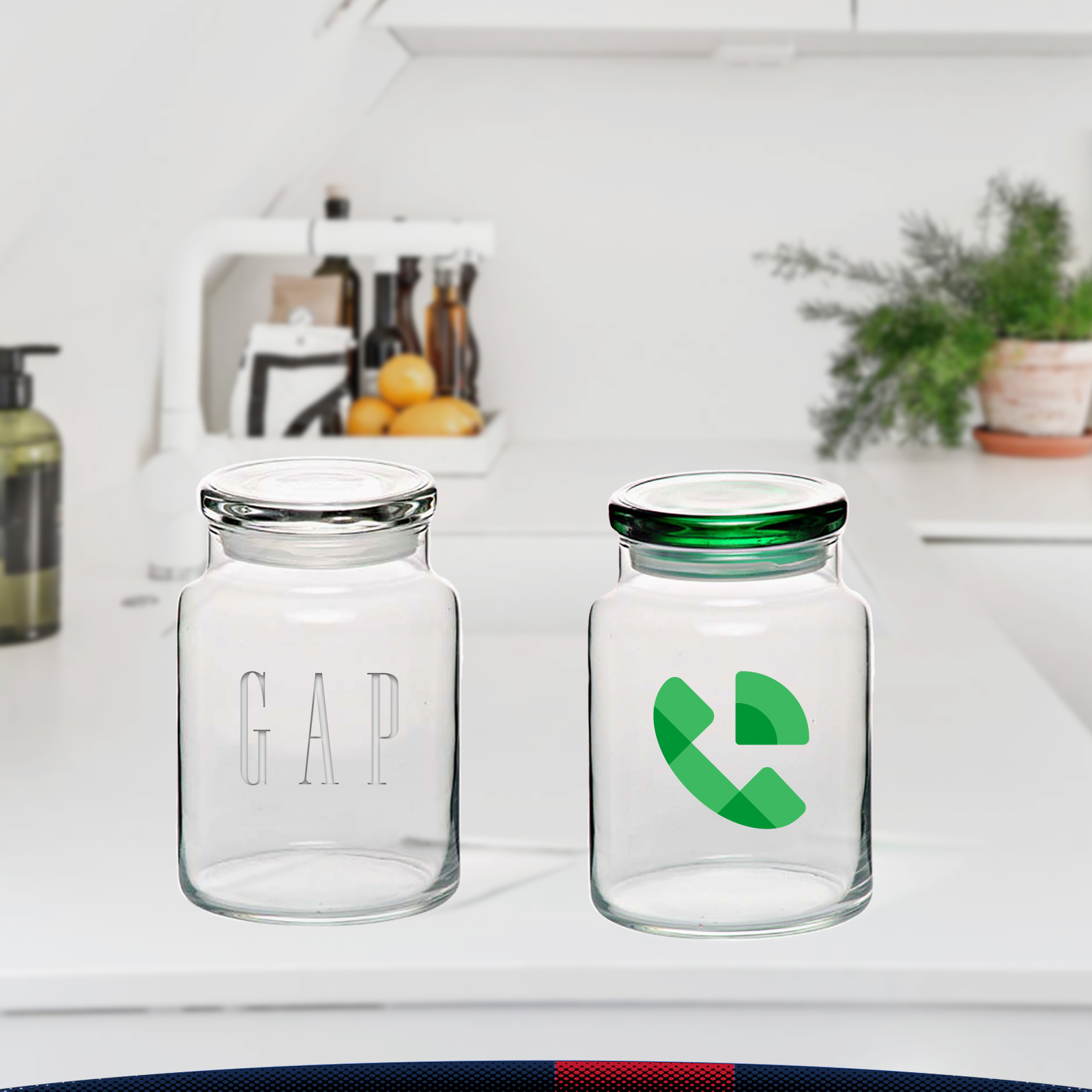 26 oz. Arc Flat Lid Candy Jars 7