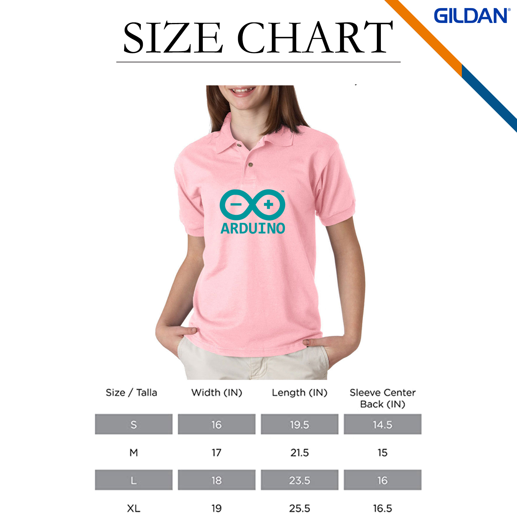Gildan® 5.6oz Cotton/Polyester Youth Polo Shirts 4