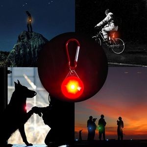 LED Safety Light With Carabiner For Pets Push Button Activation 34