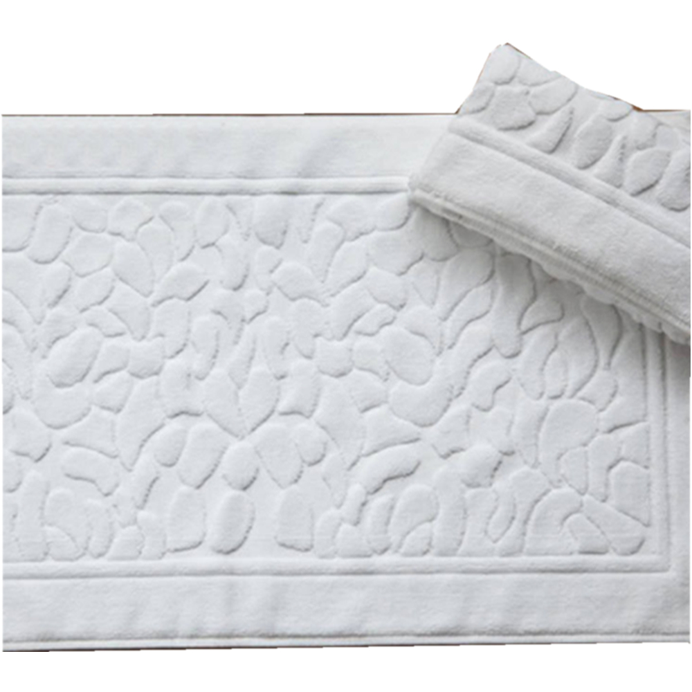 Anti Slippery Jacquard Pattern Cotton Floor Towels 2