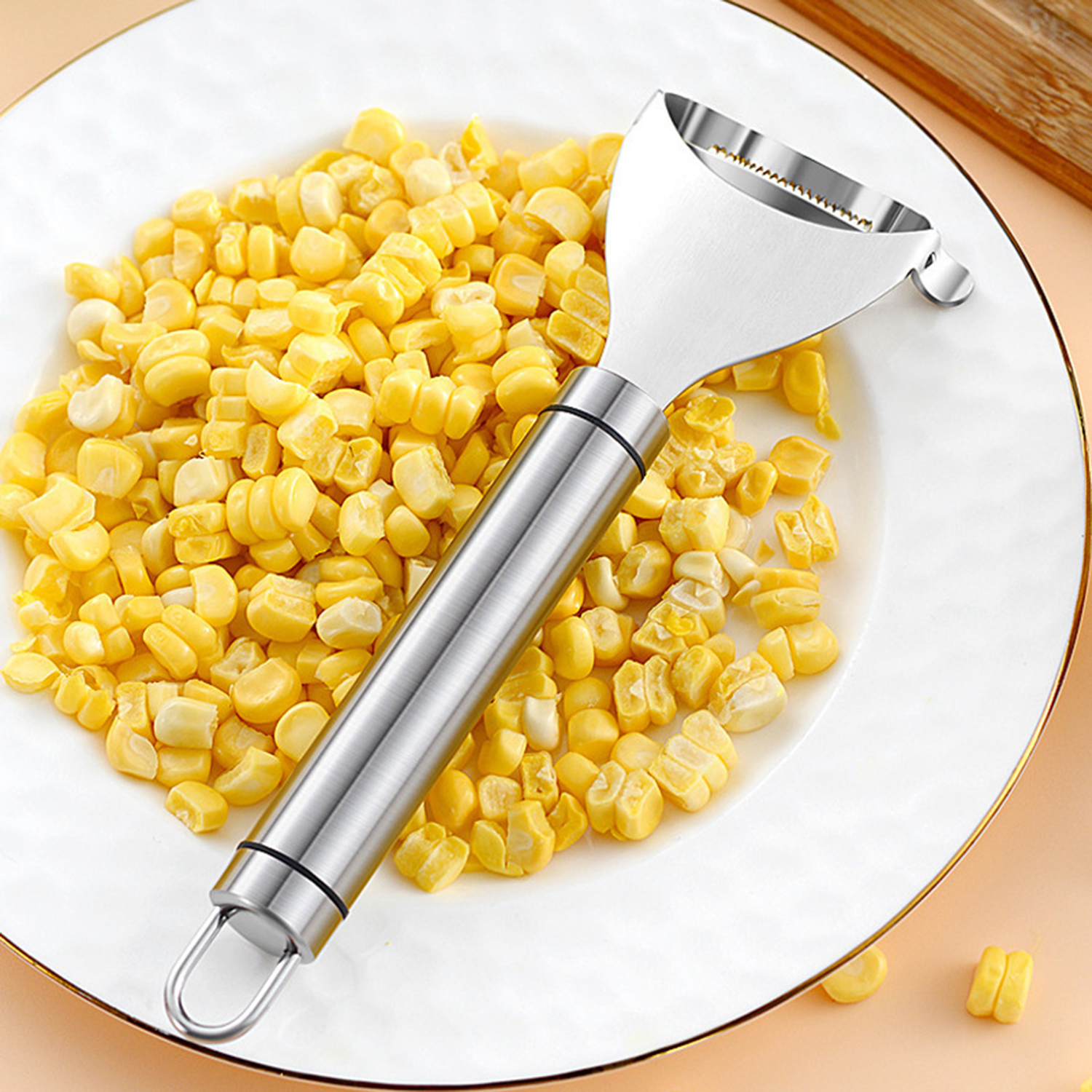 Stainless Steel Corn Stripper & Peeler 6
