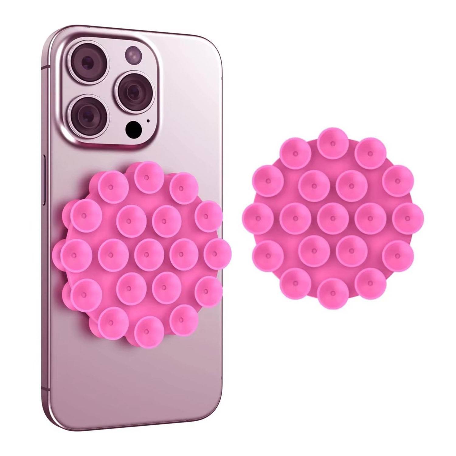Silicone Suction Phone Mount with Adhesive Backing 2