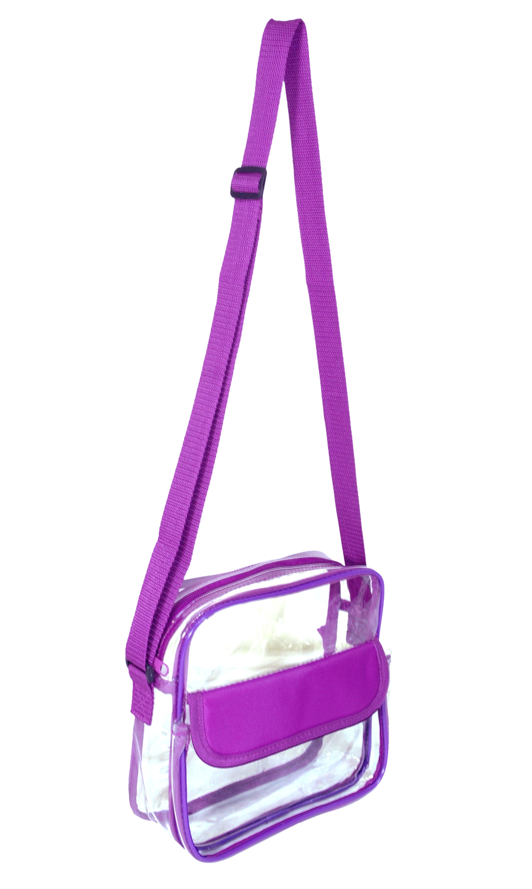 Clear Messenger Bag with Front Pocket 2