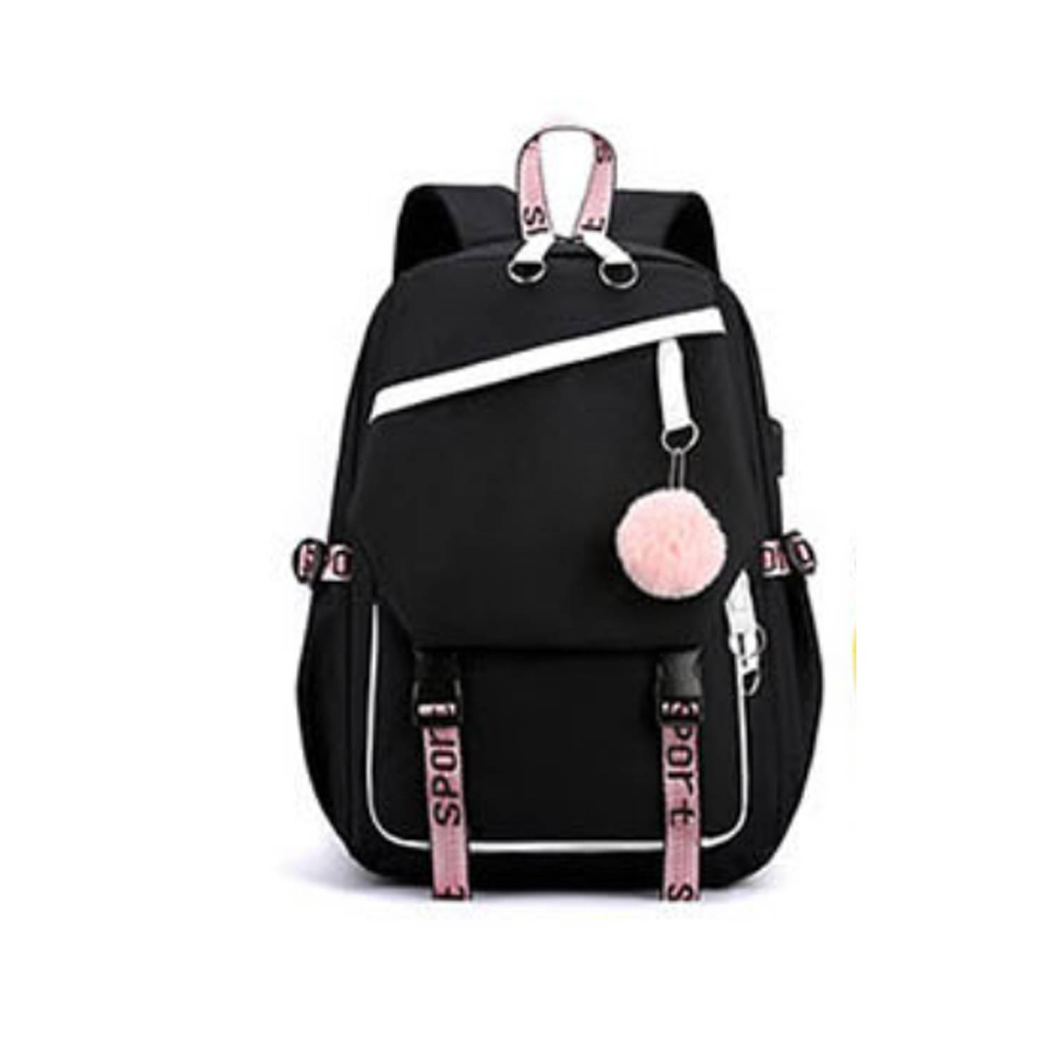 Nylon Backpack Student's Schoolbag 4