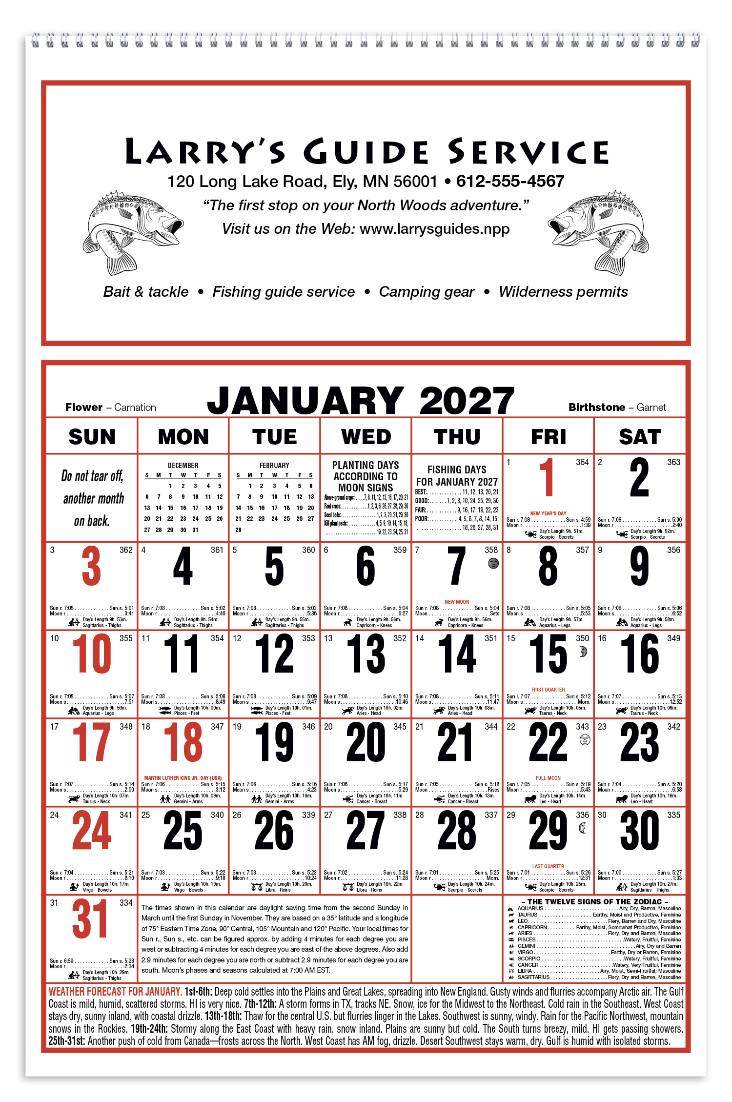 Triumph® Calendars Large Almanac 8