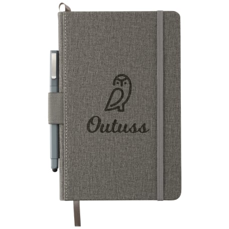 FSC® Mix 5.5" x 8.5" Heathered Hard Bound Journal 51