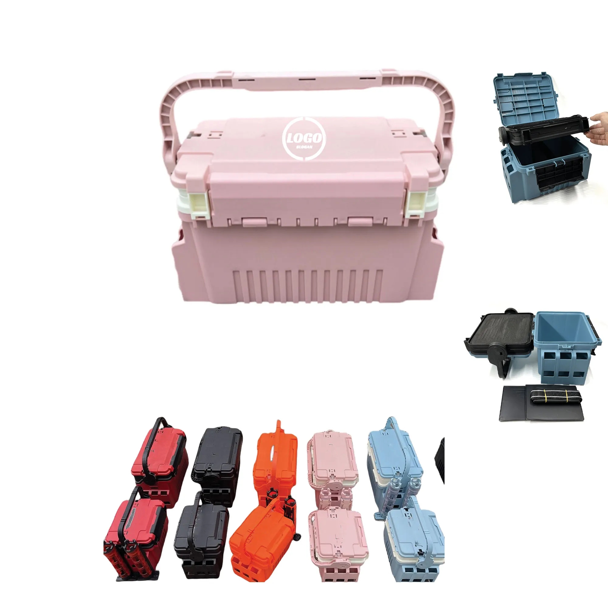 Outdoor Waterproof Portable Fishing Tackle Case 6